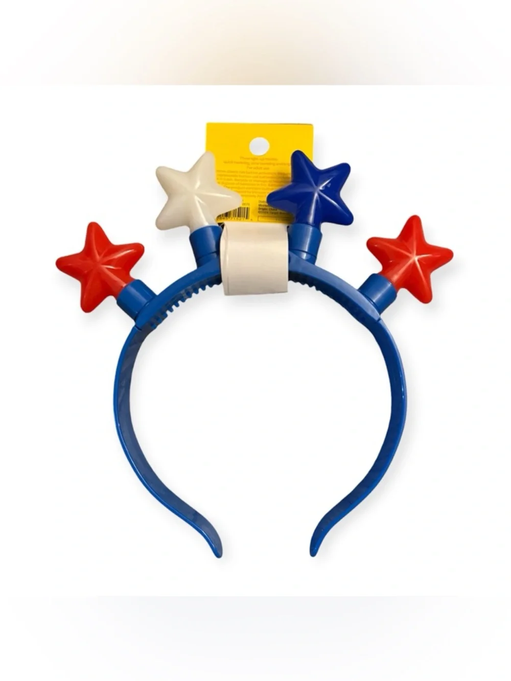 Patriotic LED Star Headband - Red, White, Blue Set of 5